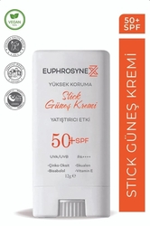 Euphrosyne X Stick Güneş Kremi Yüksek Koruma SPF50+UVA/UVB Pa++++ Akne Karşıtı Lekeli ve Yağlı Ciltler